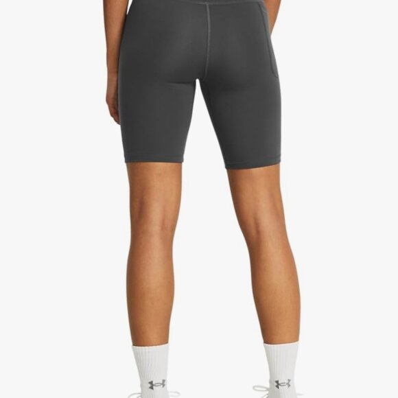 NWT UNDER ARMOUR WOMEN'S UA MOTION BIKE SHORTS - Size X SMALL/ GRAY - Picture 12 of 14